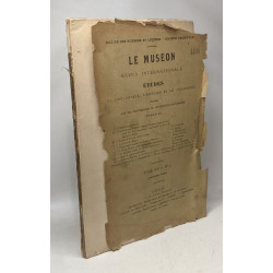 Le muséon - revue internationale Etudes de linguistique d'histoire...