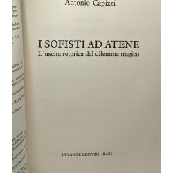I sofisti ad atene - l'uscita retorica dal dilemma tragico