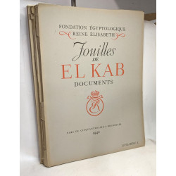 Fouilles de Elkab - Documents - LIVRAISON I (1940) II (1940) et...