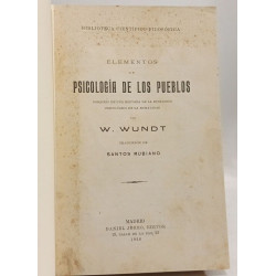 Elementos de psicologia de los pueblos