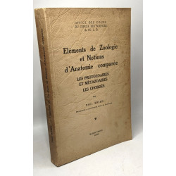 Éléments de zoologie et notions d'anatomie comparée Les...