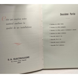 Tout le matériel pour le montage de lignes et de postes - OCTOBRE...