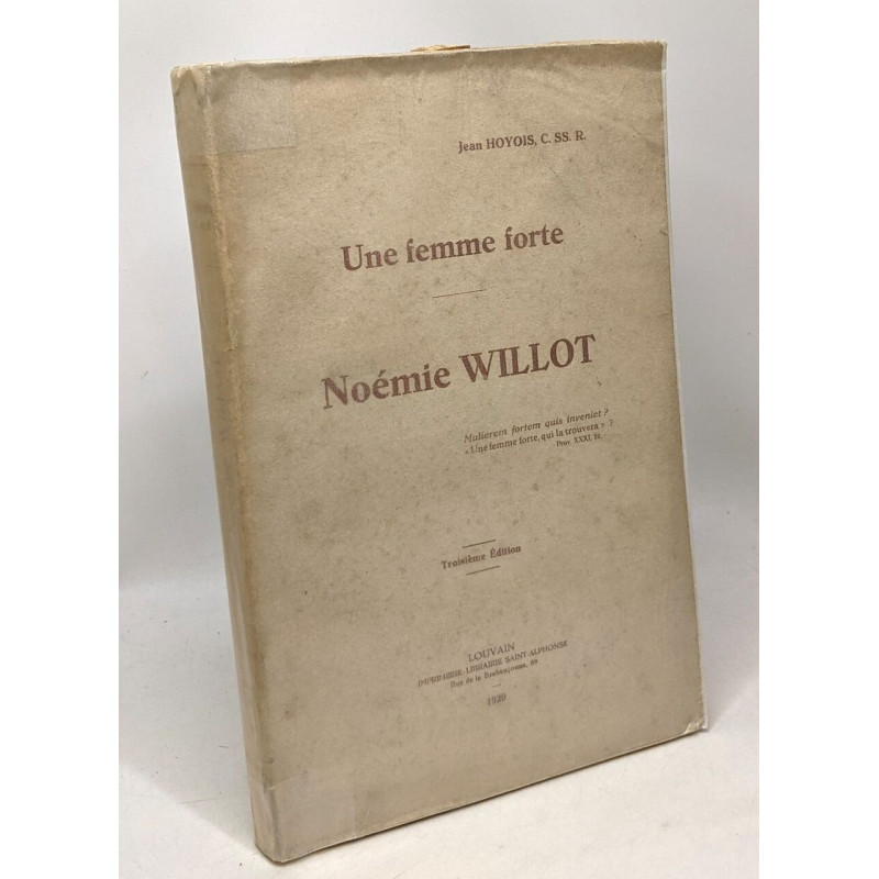Une femme forte - Noémie Willot - troisième édition