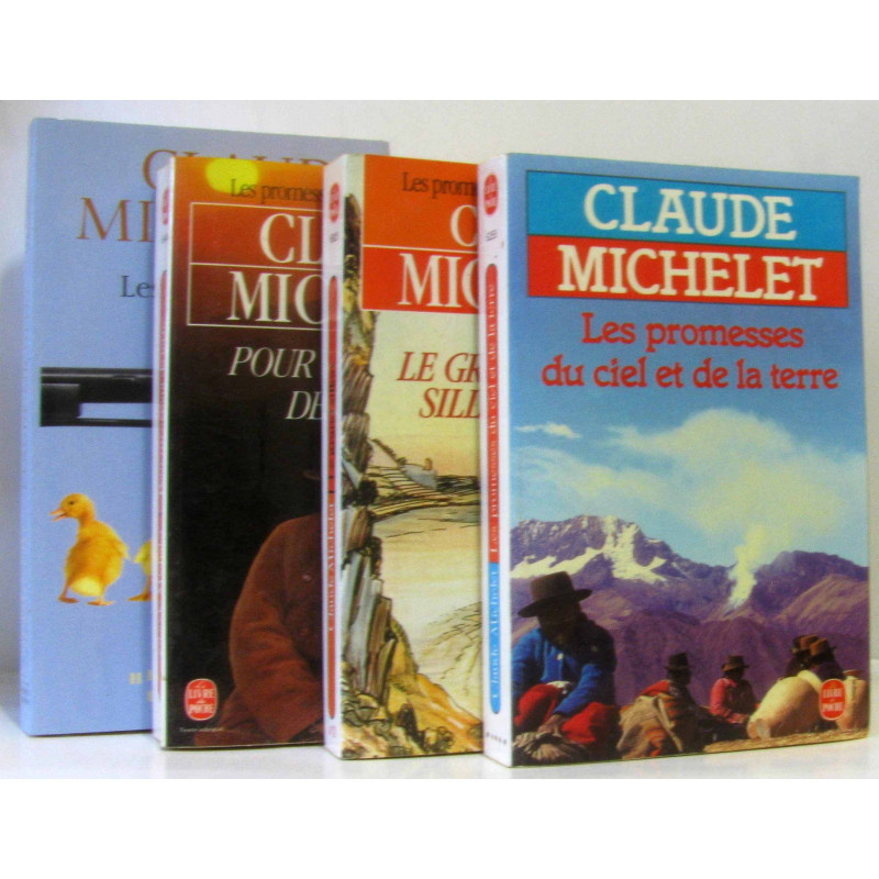 Lot de 4 livres: les copains d'Aristide pour un arpent de terre,...