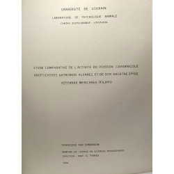 Étude comparative de l'activité du poisson cavernicole...
