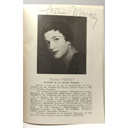 Phèdre - avec autographe des acteurs: Maurice Escande Thérèse...