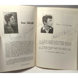 Phèdre - avec autographe des acteurs: Maurice Escande Thérèse...