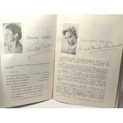 Phèdre - avec autographe des acteurs: Maurice Escande Thérèse...