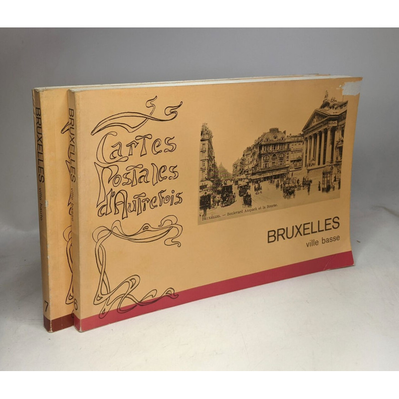 Cartes postales d'autrefois: Bruxelles ville basse + Bruxelles...