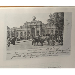 Cartes postales d'autrefois: Bruxelles ville basse + Bruxelles...