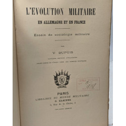 L'évolution militaire en Allemagne et en France - essais de...