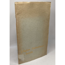 L'égtlise catholique en suède - édition 1937