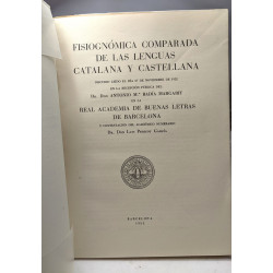 FISIOGNOMICA COMPARADA DE LAS LENGUAS CATALANA Y CASTELLANA....