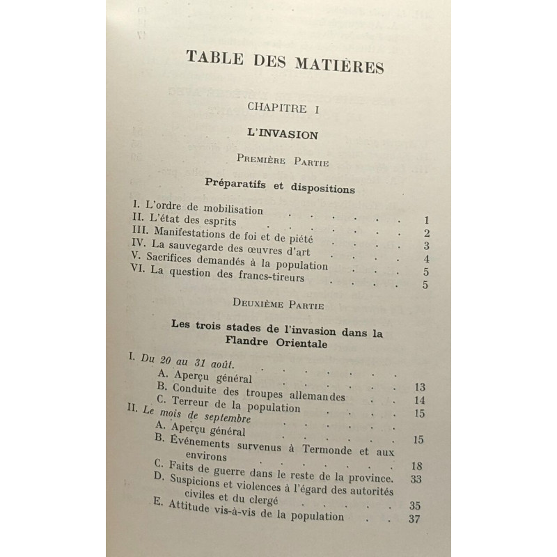 Le diocèse de Gand pendant la première occupation allemande 1914-1918i