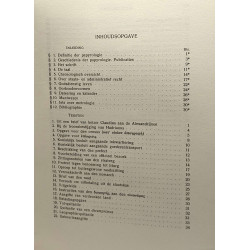 Papyrologisch leerboek - met 6 facsimile's en 2kaartjes