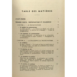 Philosophie du protestantisme