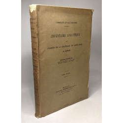 Inventaire analytique des chartes de la Collégiale de Saint-Jean...