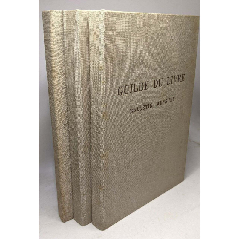 La guilde du livre - 3 années complètes: 1948 + 1949 + 1950
