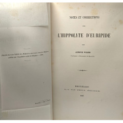Notes et corrections l'Hippolyte d'Euripide