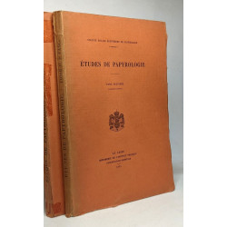 Etudes de papyrologie TOME DEUXIEME (deuxième fascicule 1934) +...