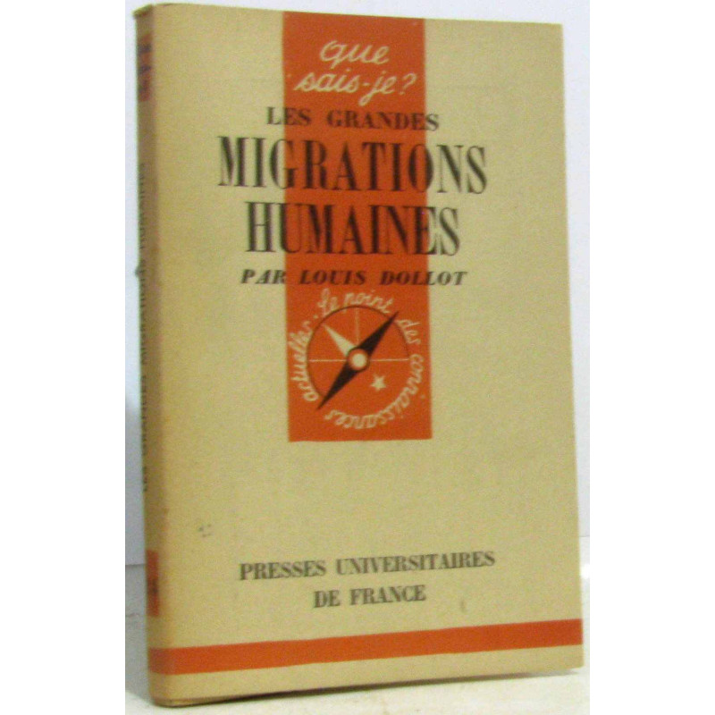 Les grandes migrations humaines
