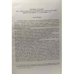Septième colloque de l'association des diatomistes de langue...