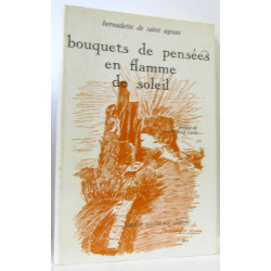 Bouquets de pensées en flamme de soleil (avec hommage de l'auteur)