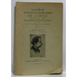 Société historique et archéologique de l'orne - troisième bulletin...