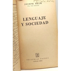 Lenguaje y Sociedad