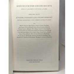 Handbuch der Urgeschichte I et 2 - Ältere und mittlere steinzeit -...