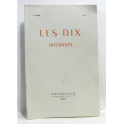 Les dix internats 1re année n°1 - bulletin de la fédération des...