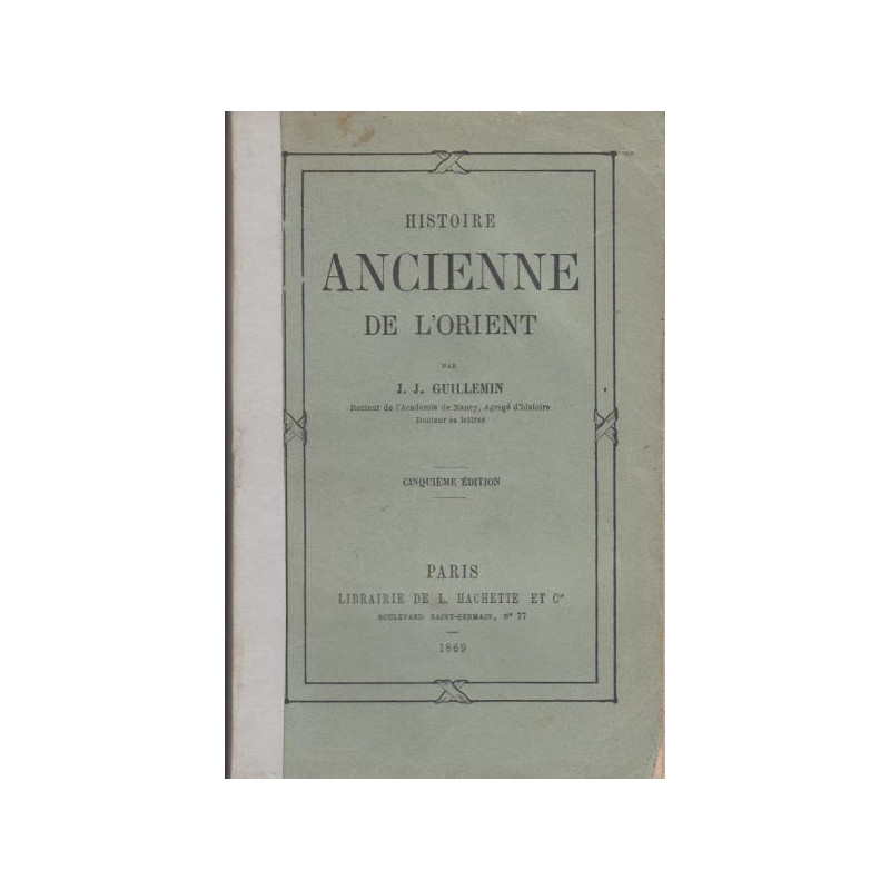 Histoire ancienne de l'orient