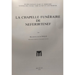 La chapelle funéraire de Neferirtenef --- musées royaux d'art et...