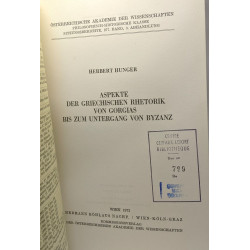 Aspekte der griechischen rhetorik von Gorgias bis zum untergang...
