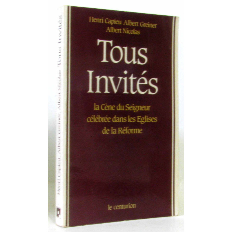 Tous invités-- : la Cène du Seigneur célébrée dans les Eglises de...