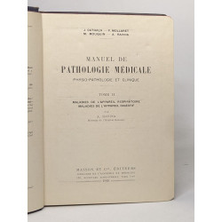Manuel De Pathologie Medicale - Physio-Pathologie et Clinique - 3...