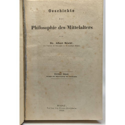Geschichte der Philosophie des Mittelalters - dritter band -...