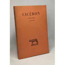 Cicéron - Discours - TOME X - Catilinaires --- coll. des...