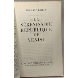 La sérénissime république de Venise / Les grandes études historiques