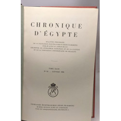 Chronique d'Egypte - bulletin périodique de la fondation...