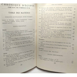 Chronique d'Egypte - bulletin périodique de la fondation...