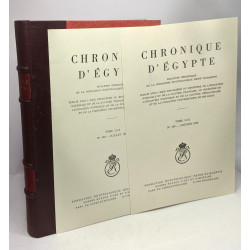 Chronique d'Egypte - bulletin périodique de la fondation...