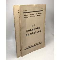 Le folklore Brabançon 12e année (1933) - n°71 + 72 --- 2 numéros