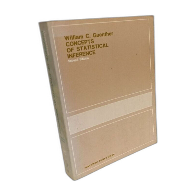 Concepts of Statistical Inference - second edition