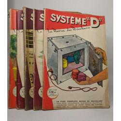 Lot de 5 numéros de "Système D la revue des bricoleurs": n° 195 /...