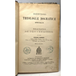 Jungmann Bernard: Institutiones Theologiae Dogmaticae specialis....