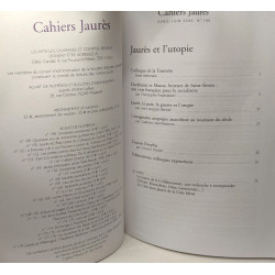 Jaurès et l'utopie - Cahiers Jaurès - AVRIL-JUIN 2006 n°180