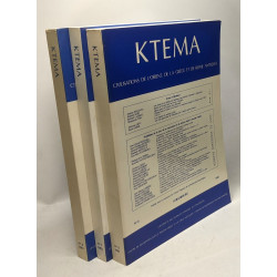 Ktema - Civilisations de l'Orient De la Grèce et de Rome antiques...