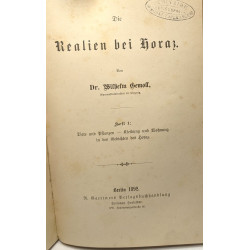 Die Realien bei Horaz