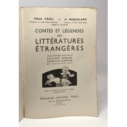 Contes et légendes des littératures étrangères - classe de sixième...